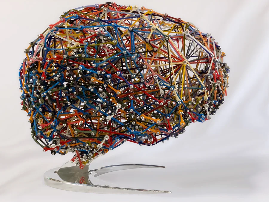 home sculpture of a brain