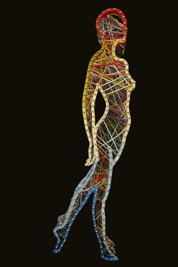 sculptures of a dancer at home